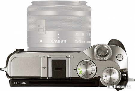 Фотоаппарат Canon EOS M6 Body (серебристый)