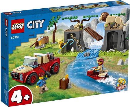 Конструктор LEGO City 60301 Спасательный внедорожник для зверей