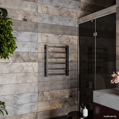 Полотенцесушитель Roxen Square BK-109SW-6T 11050-5365B (черный)