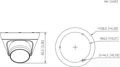 IP-камера Dahua DH-IPC-HDW1230T1P-0360B-S5