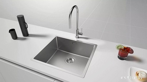Кухонная мойка Paulmark Lassan 49 UNI LA49-BS (стальной/брашированная сталь)