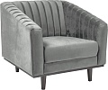 Интерьерное кресло Signal Asprey Velvet 1 (серый)