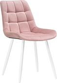 Стул Notta Челси (велюр розовый/белый)