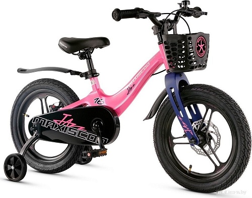 Детский велосипед Maxiscoo Jazz Pro 16 2025 MSC-J1642P (розовый сапфир, разобранный)
