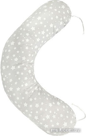 Подушка для беременных Amarobaby Звездочка AMARO-4001-ZvS (серый)