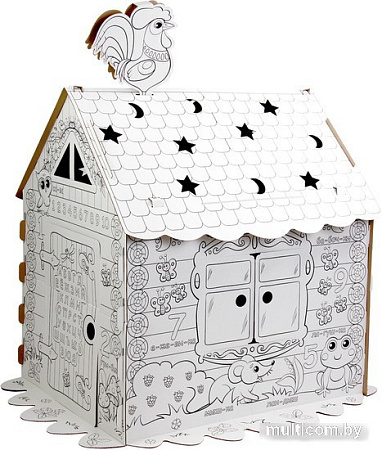 Домик-раскраска BRAUBERG Kids. Раскраска. Сказочный 880364