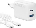 Сетевое зарядное Anker 312 20W Wall Charger (2 Ports) + C