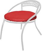 Кресло M-Group Стамбул 12350106 (белый/красная подушка)