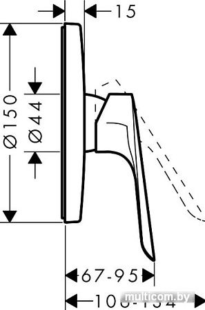 Смеситель Hansgrohe Logis E 71603000