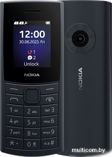 Кнопочный телефон Nokia 110 4G Dual SIM (темно-синий)