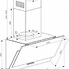 Кухонная вытяжка Oasis NС-60W (A)