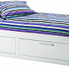 Кровать Ikea Бримнэс 200x80-160 (белый) 603.691.32