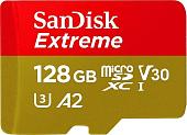 Карта памяти SanDisk Extreme microSDXC SDSQXA1-128G-GN6GN 128GB