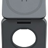 Беспроводное зарядное Magssory Fold Pro 3 в 1 WCH063 (темно-серый)