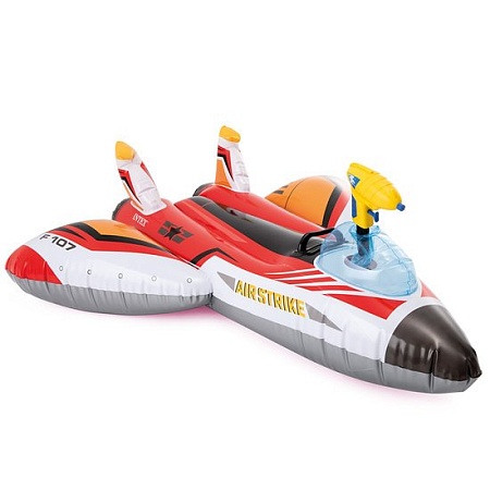 Надувной матрас Intex Самолет 57536 (красный)