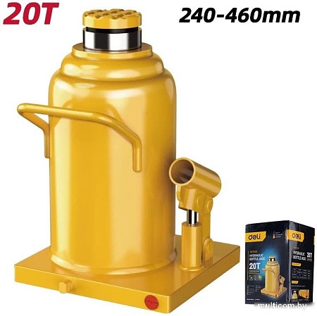 Бутылочный домкрат Deli DQ71020 20т