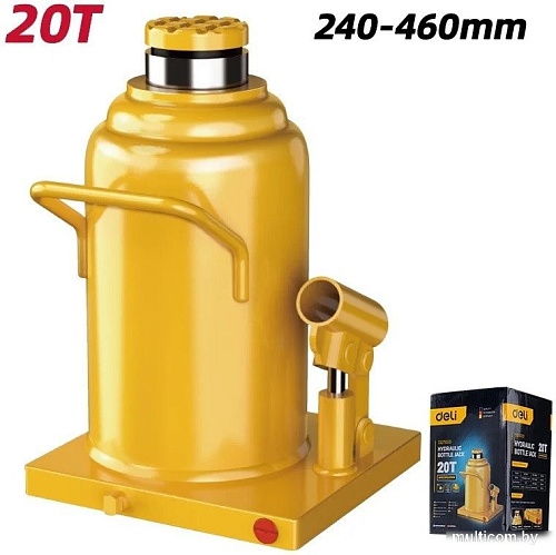Бутылочный домкрат Deli DQ71020 20т