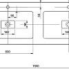 Умывальник Акватон Ричмонд 150x50 [1A70573KRD010]