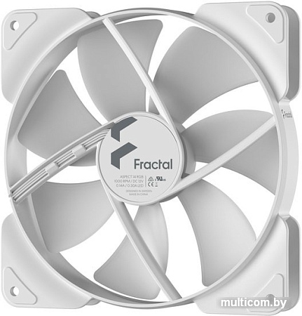 Вентилятор для корпуса Fractal Design Aspect 14 RGB (белый) FD-F-AS1-1408