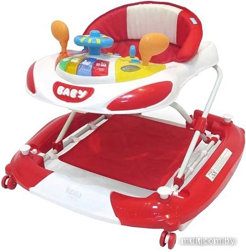 Ходунки Nuovita Carrozza (красный)