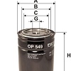Масляный фильтр Filtron OP 549