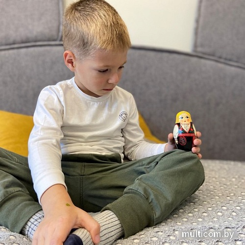 Развивающая игра Брестская Матрешка Девушка в норвежском традиционном костюме (набор 5 шт)