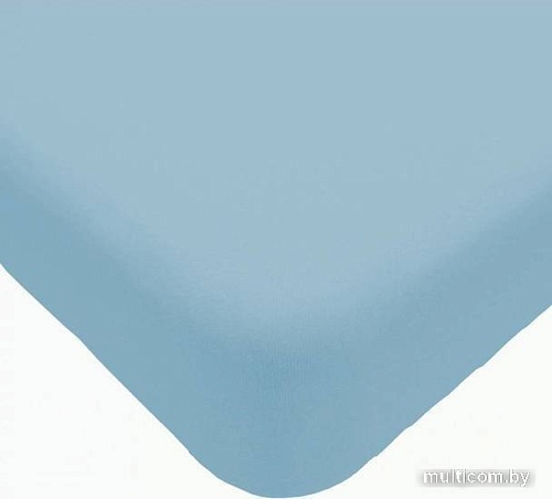 Постельное белье Luxsonia Трикотаж 60x120 Мр0010-8 (голубой)