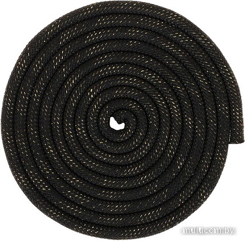 Скакалка Grace Dance 9418610 (3 м, черный/золото)