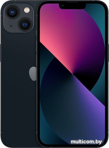 Смартфон Apple iPhone 13 128GB (темная ночь)