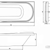Ванна Ventospa Like LA 170x70 (с каркасом)