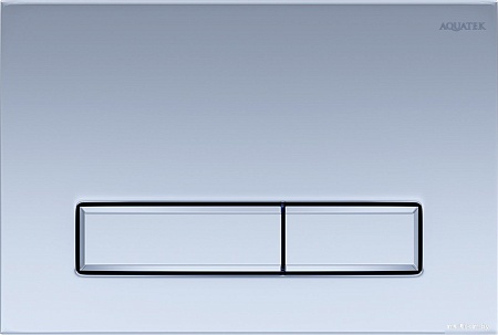 Панель смыва Aquatek Slim KDI-0000024 (хром матовый)