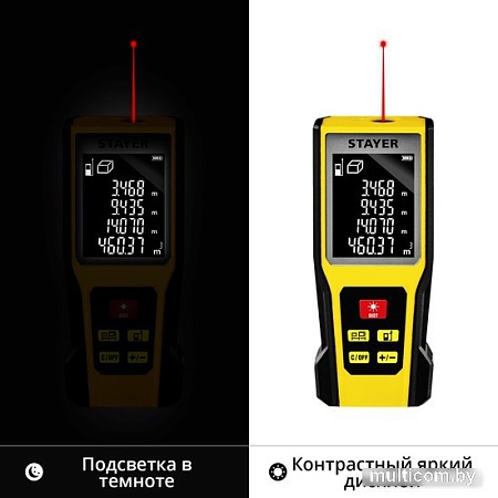 Лазерный дальномер Stayer Professional LDM60 34957