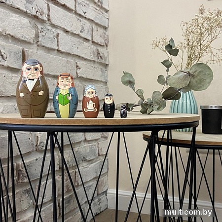 Развивающая игра Брестская Матрешка С Шерлоком Холмсом (набор 5 шт)