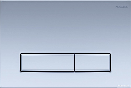 Панель смыва Aquatek Slim KDI-0000024 (хром матовый)