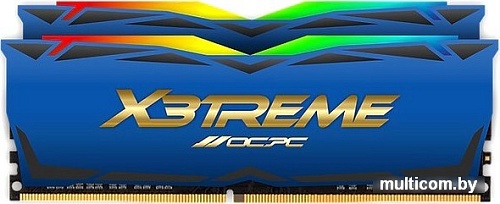 Оперативная память OCPC X3 RGB Blue Label 2x16ГБ DDR4 3600 МГц MMX3A2K32GD436C18BU
