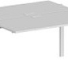 Стол Norden Приставка 120x123.8x75 SG.211.WH.63.WH (белый)