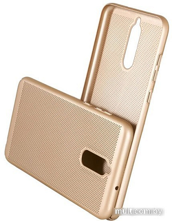 Чехол для телефона Case Matte Natty для Huawei Mate 10 Lite PC (золотой)