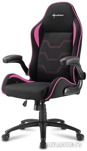Кресло Sharkoon Elbrus 1 (черный/розовый)