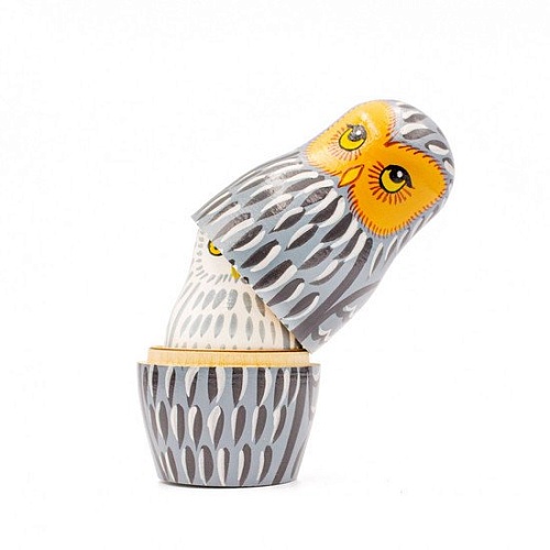 Развивающая игра Брестская Матрешка Совы (набор 5 шт)