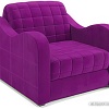 Кресло-кровать Мебель-АРС Барон №4 (микровельвет, фиолетовый)