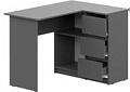 Стол Mio Tesoro Денвер угловой (графит серый)