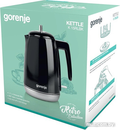 Электрочайник Gorenje K15RLBK