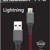 Кабель Ergolux ELX-CDC09-C43 USB Type-A - Lightning (1.5 м, красный)