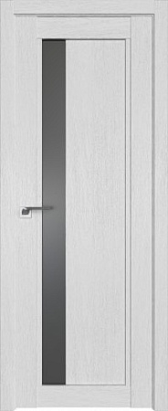 Межкомнатная дверь ProfilDoors 2.71XN 90x200 (монблан/стекло графит)