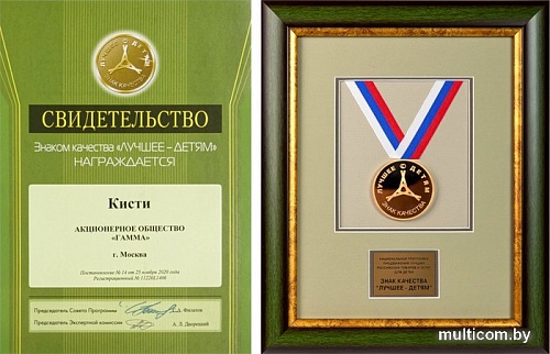 Набор кистей Гамма Пони 280618.09.03 (3 шт)