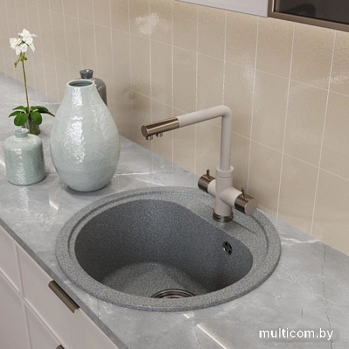 Кухонная мойка Mixline ML-GM10 551810 (темно-серый)