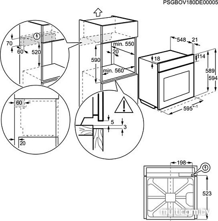 Духовой шкаф Electrolux OPEB4534X
