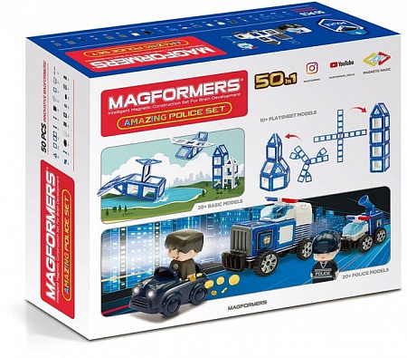 Конструктор Magformers 717002 Amazing Police Set