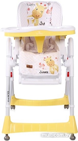 Стульчик для кормления Lorelli Gusto (yellow giraffe)