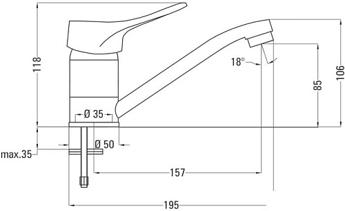 Deante Vero BOW 026M